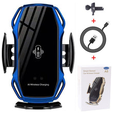 Load image into Gallery viewer, Two-Point Smart Induction Wireless Charger Car Mount 10W Fast Charge Holder for Samusng S10/10+/9/8 Note9 Iphone XS XR XS MAX Qi